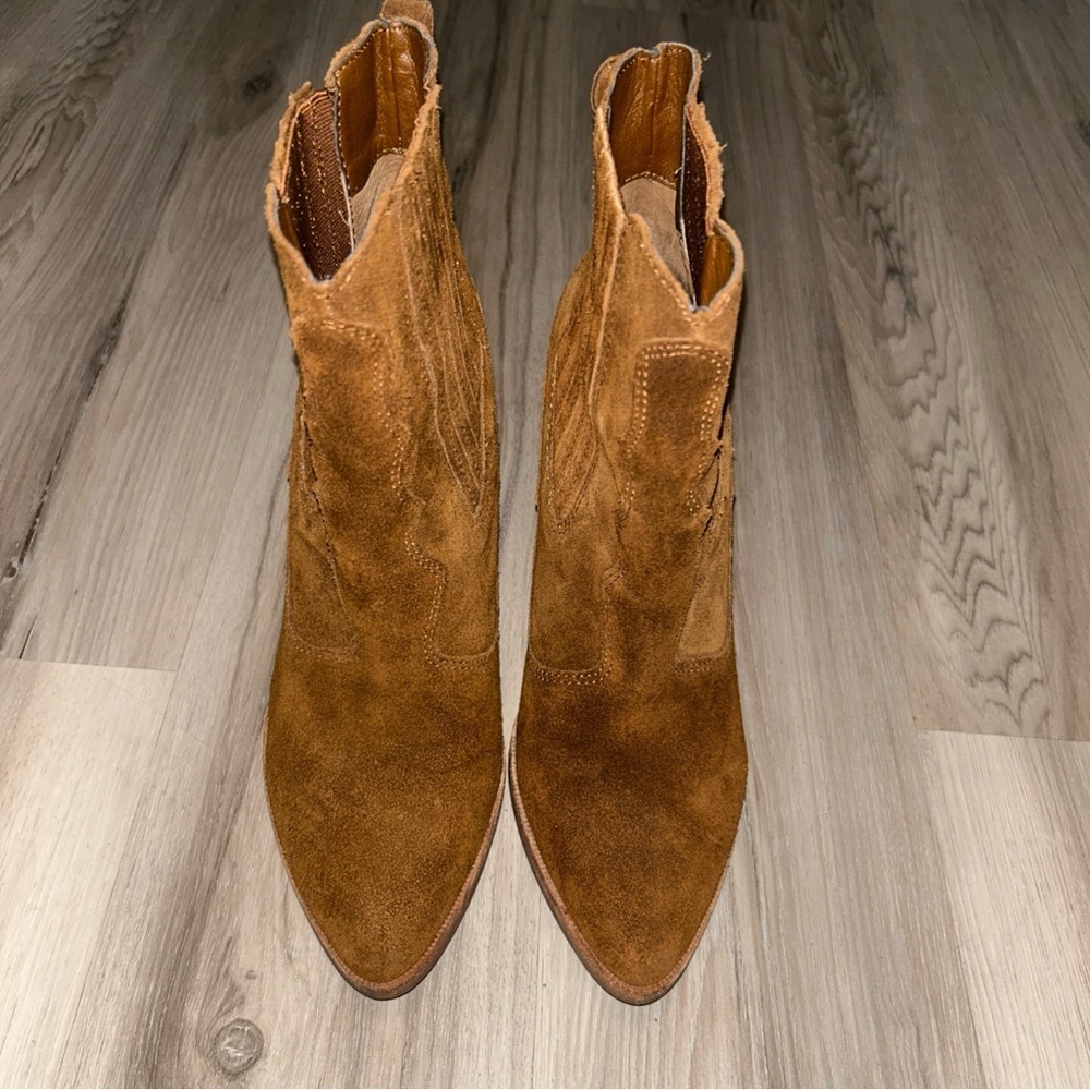 Dolce Vita Chestnut Ankle Booties - Picture 3 of 7